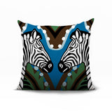 Kondy Zebra Reversible Indoor/Outdoor Square Pillow