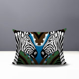 Kondy Zebra Reversible Indoor/Outdoor Rectangle Pillow