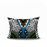 Kondy Zebra Reversible Indoor/Outdoor Rectangle Pillow