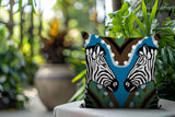 Kondy Zebra Reversible Indoor/Outdoor Square Pillow