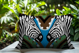 Kondy Zebra Reversible Indoor/Outdoor Rectangle Pillow