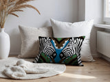 Kondy Zebra Reversible Indoor/Outdoor Rectangle Pillow