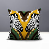 Kondy Zebra Reversible Indoor/Outdoor Square Pillow