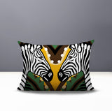 Kondy Zebra Reversible Indoor/Outdoor Rectangle Pillow