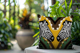 Kondy Zebra Reversible Indoor/Outdoor Square Pillow