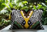 Kondy Zebra Reversible Indoor/Outdoor Rectangle Pillow
