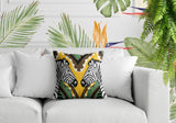 Kondy Zebra Reversible Indoor/Outdoor Square Pillow