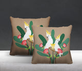 Kookoo Animal Reversible Indoor/Outdoor Square Pillow