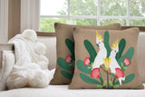 Kookoo Animal Reversible Indoor/Outdoor Square Pillow
