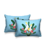 Kookoo No Decorative Addition Outdoor Reversible Throw Rectangular Pillow
