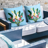 Kookoo Animal Reversible Indoor/Outdoor Square Pillow