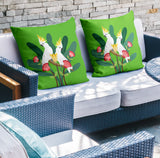 Kookoo Animal Reversible Indoor/Outdoor Square Pillow