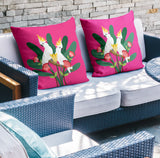 Kookoo Animal Reversible Indoor/Outdoor Square Pillow