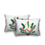 Kookoo No Decorative Addition Outdoor Reversible Throw Rectangular Pillow