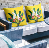 Kookoo Animal Reversible Indoor/Outdoor Square Pillow