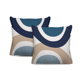 Kora Abstract Reversible Indoor/Outdoor Square Pillow