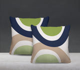 Kora Abstract Reversible Indoor/Outdoor Square Pillow