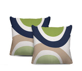 Kora Abstract Reversible Indoor/Outdoor Square Pillow