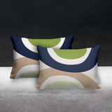 Kora Abstract Reversible Indoor/Outdoor Rectangular Pillow