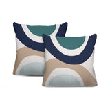 Kora Abstract Reversible Indoor/Outdoor Square Pillow