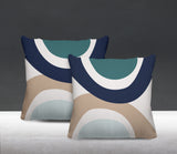 Kora Abstract Reversible Indoor/Outdoor Square Pillow