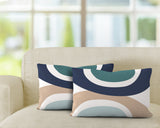 Kora Abstract Reversible Indoor/Outdoor Rectangular Pillow