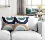 Kora Abstract Reversible Indoor/Outdoor Square Pillow