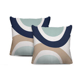 Kora Abstract Reversible Indoor/Outdoor Square Pillow