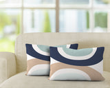 Kora Abstract Reversible Indoor/Outdoor Rectangular Pillow