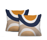 Kora Abstract Reversible Indoor/Outdoor Square Pillow