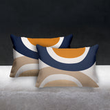 Kora Abstract Reversible Indoor/Outdoor Rectangular Pillow