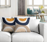 Kora Abstract Reversible Indoor/Outdoor Square Pillow