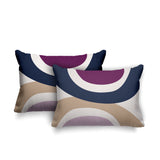Kora Abstract Reversible Indoor/Outdoor Rectangular Pillow
