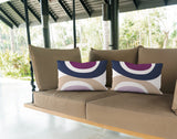 Kora Abstract Reversible Indoor/Outdoor Rectangular Pillow