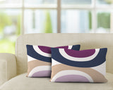 Kora Abstract Reversible Indoor/Outdoor Rectangular Pillow