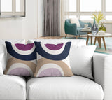 Kora Abstract Reversible Indoor/Outdoor Square Pillow