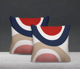 Kora Abstract Reversible Indoor/Outdoor Square Pillow