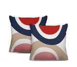 Kora Abstract Reversible Indoor/Outdoor Square Pillow