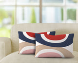 Kora Abstract Reversible Indoor/Outdoor Rectangular Pillow