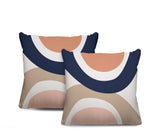 Kora Abstract Reversible Indoor/Outdoor Square Pillow
