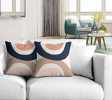 Kora Abstract Reversible Indoor/Outdoor Square Pillow
