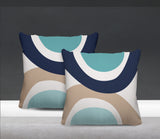 Kora Abstract Reversible Indoor/Outdoor Square Pillow