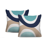 Kora Abstract Reversible Indoor/Outdoor Square Pillow