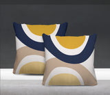 Kora Abstract Reversible Indoor/Outdoor Square Pillow