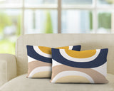 Kora Abstract Reversible Indoor/Outdoor Rectangular Pillow