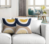 Kora Abstract Reversible Indoor/Outdoor Square Pillow