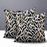 Koyo Zebra Print Indoor/Outdoor Reversible Square Pillow