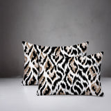 Koyo Zebra Print Indoor/Outdoor Reversible Rectangular Pillow