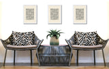 Koyo Zebra Print Indoor/Outdoor Reversible Rectangular Pillow