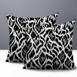 Koyo Zebra Print Indoor/Outdoor Reversible Square Pillow